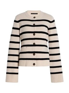 NWT Jenni Kayne Cooper Cardigan - Striped Cream and Black